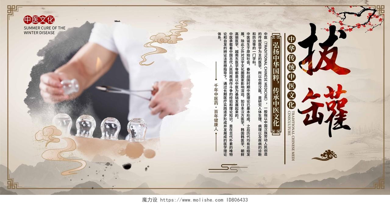 中国风中医养生宣传展板挂画中医套图